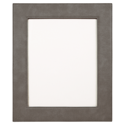 8X10 GRAY LTHR PHOTO FRM