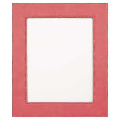 8X10 PINK LTHR PHOTO FRM