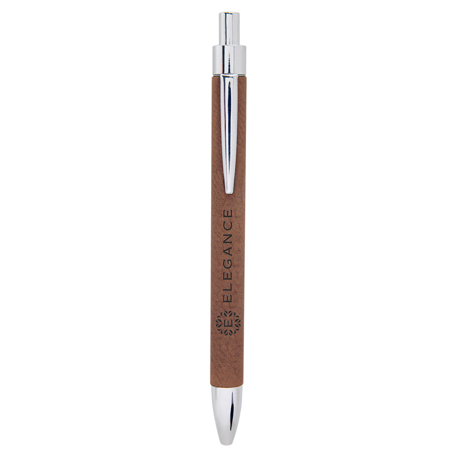 DK BRWN LASER LEATHER PEN