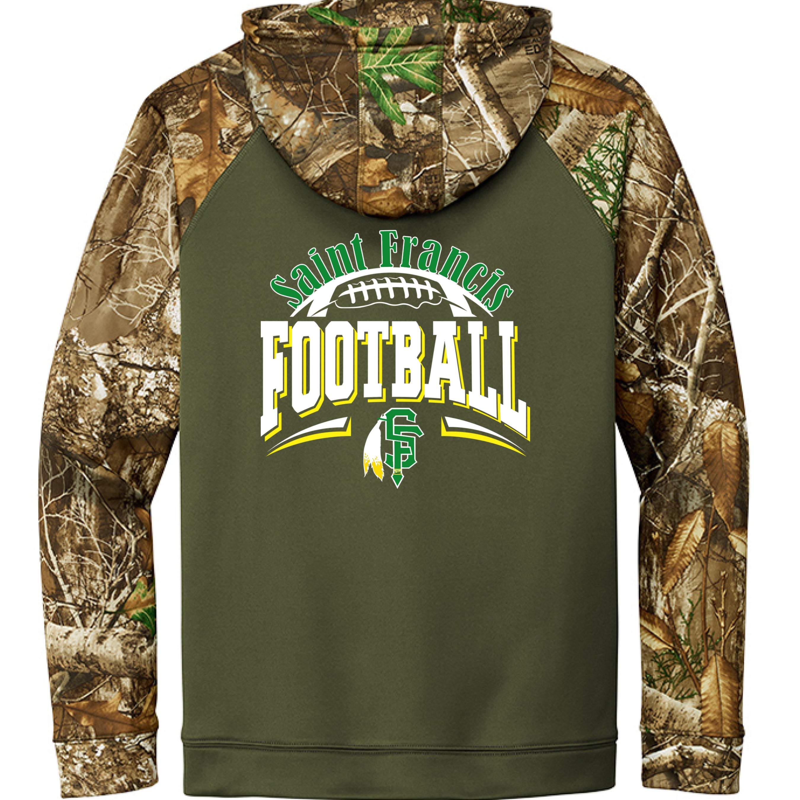 Olive Drab Green/ Realtree Edge - BACK