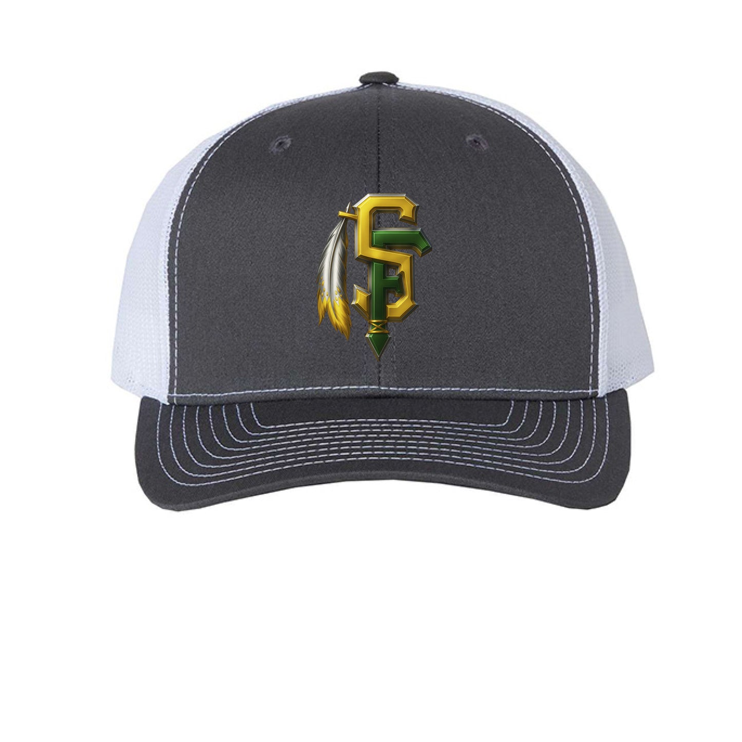 Charcoal/ White - FRONT