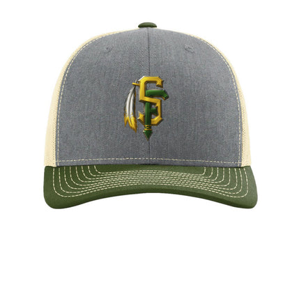 Heather Grey/ Birch/ Army Olive - FRONT