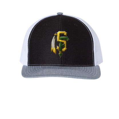 Black/ White/ Heather Grey - FRONT