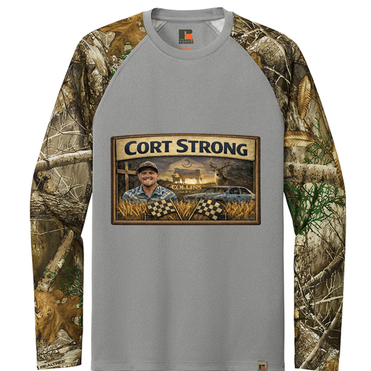 Grey Concrete Heather/ Realtree Edge - FRONT