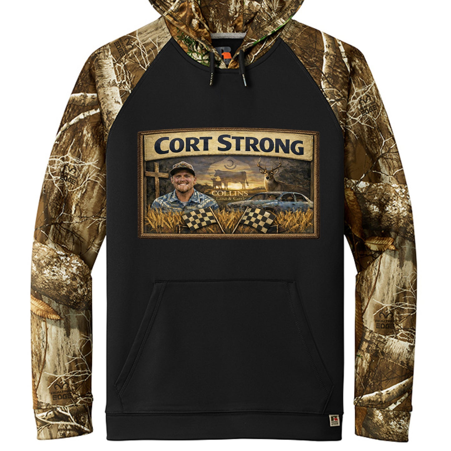 Black/ Realtree Edge - FRONT