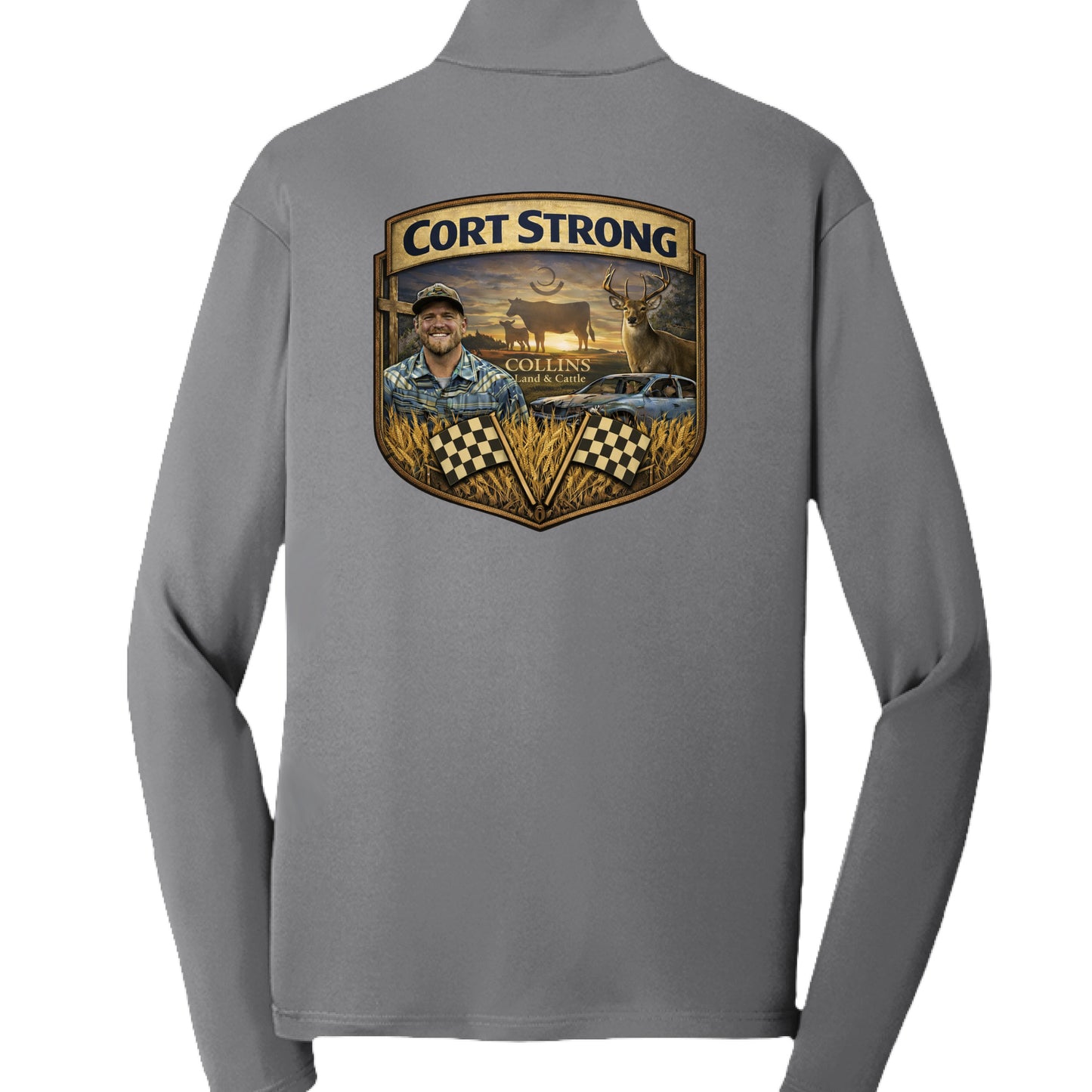 Grey Concrete - BACK