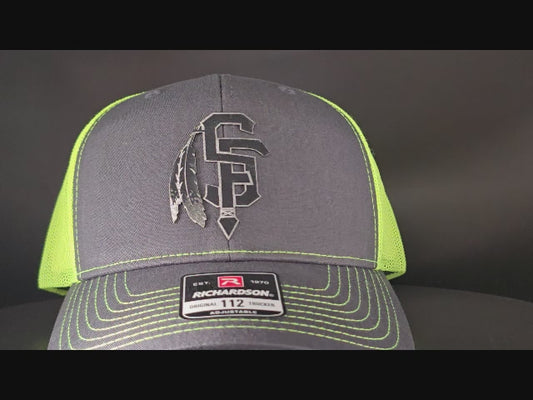 SFCHS Hat Charcoal/Neon Yellow