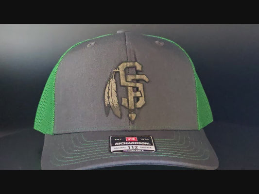SFCHS Hat Charcoal/Neon Green Hat